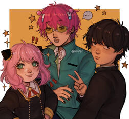 psychic trio half body