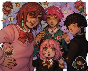 4 psychics half body 4 psychics half body